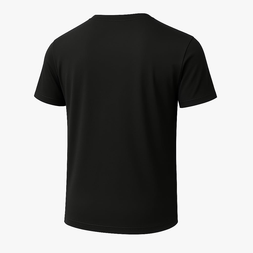 2-Pack Bulk Men’s V-Neck T-Shirts – Soft Pre-Shrunk Premium Cotton, Short Sleeves, Reinforced Collar, Crew Neck, Casual Fit