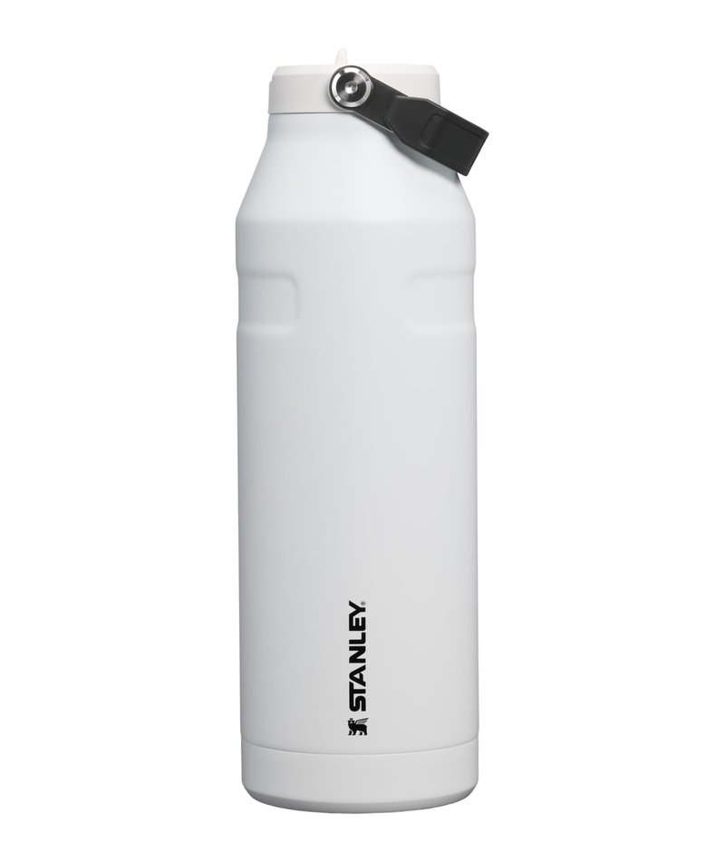 Stanley IceFlow Flip Straw 2.0 Water Bottle 50 OZ | Built-In Straw with Larger Opening | Lightweight & Leak-Resistant | Insulated Stainless Steel | BPA-Free | Chalk