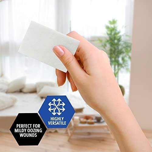MED PRIDE Sterile Non Stick Pads for Wounds Non-Adherent Highly Absorbent Painless Removal Individually Wrapped (2x3 Inch (Pack of 100))