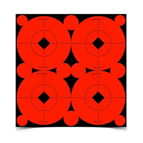 3-Inch Orange Shooting Target Spots for Extended Use - Birchwood Casey