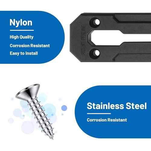 13.3 inch Kayak Track, Kayak Low Profile Track, Kayak Gear Track Mount Accessories for Fishing Rod Holder, Cup Holder, Anchor Cleats, 2 Pack