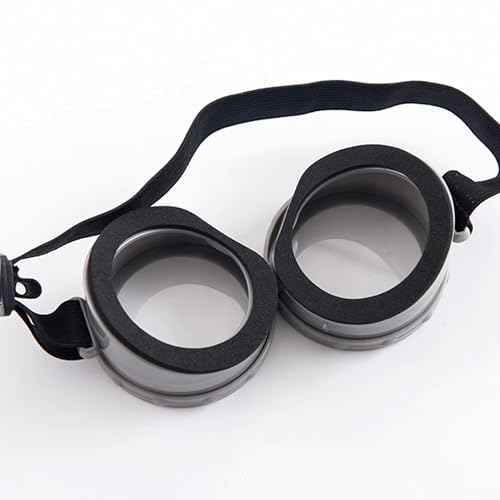 2 Pack Halloween Goggles for Adult Kids Round Goggles Glasses Costume Accessories for Men Women Cosplay Party Set