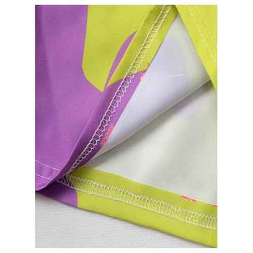 Men's Graphic Swim Trunks Quick Dry Swim Shorts Drawstring Waist Beach Shorts with Pockets