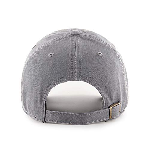 47 Brand Los Angeles LA Dodgers Clean Up Hat Cap Dark Gray/White