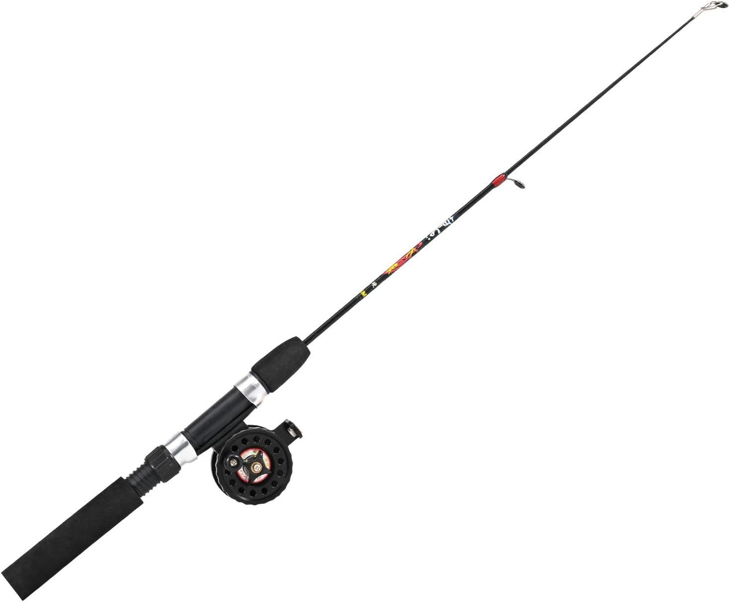 1 Set Fishing Rod with Fishing Reel Short Portable Winter Outdoor Ice