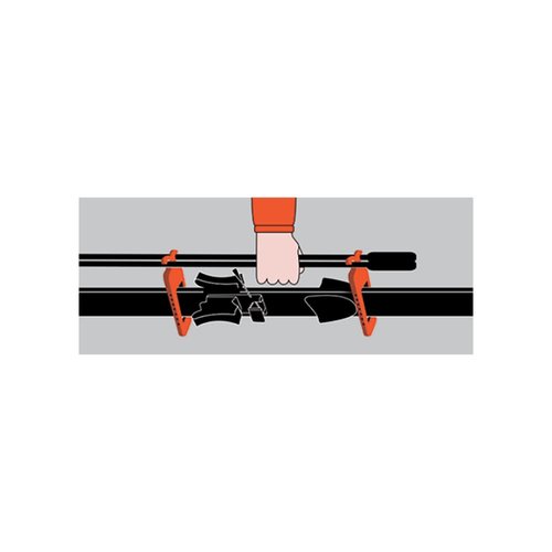 TRANSPACK Easy Transportation Universal Winter Sports Ski Bat & Pole Carrier, Black