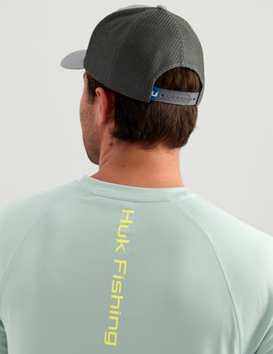 Men's Vented Long Sleeve Fishing Shirt - UPF 50 Sun Protection, Large / Heron Blue