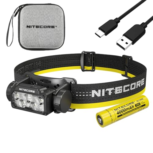 Nitecore HC60 UHE Rechargeable LED Headlamp 1600 Lumens with 3400mAh Batteries