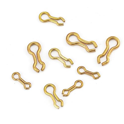 Fishing Sinkers Eyes for Lead Weight Mold US Size - Pack of 100 - Brass