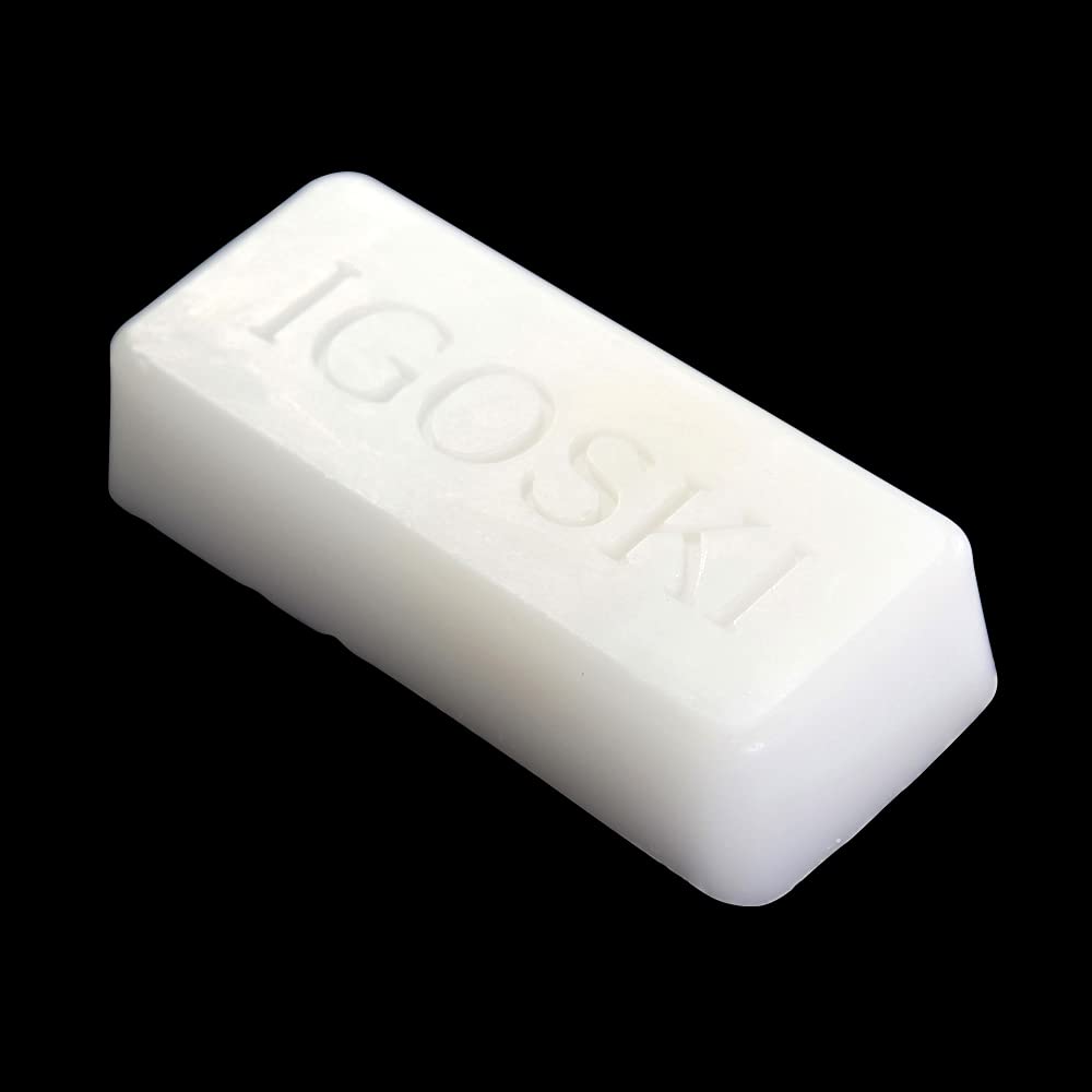 IGOSKI Ski Wax for Snowboard 180g – Universal Glide Wax for Optimal Performance in Any Condition(White Color)
