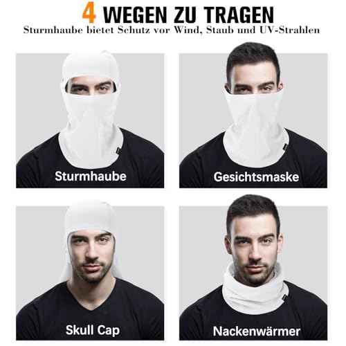 Ski Mask Balaclava Face Mask for Men and Women Breathable Full Head Mask UV Protector Shiesty Mask for Outdoor Sports