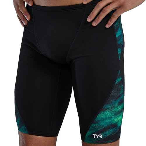 TYR Mens Durafast Elite Blade Splice Jammer Swimsuit