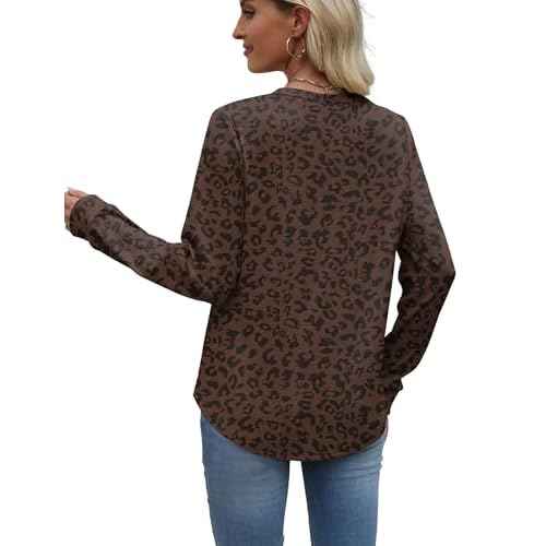 WIHOLL Sweatshirt for Women Crewneck Long Sleeve Shirts Curved Hem Lightweight Sweaters Fall Clothes 2025
