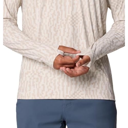 Mountain Hardwear Men's Crater Lake Long Sleeve Crew Shirt for Hiking, Camping, Outdoor Adventures, and Casual Wear