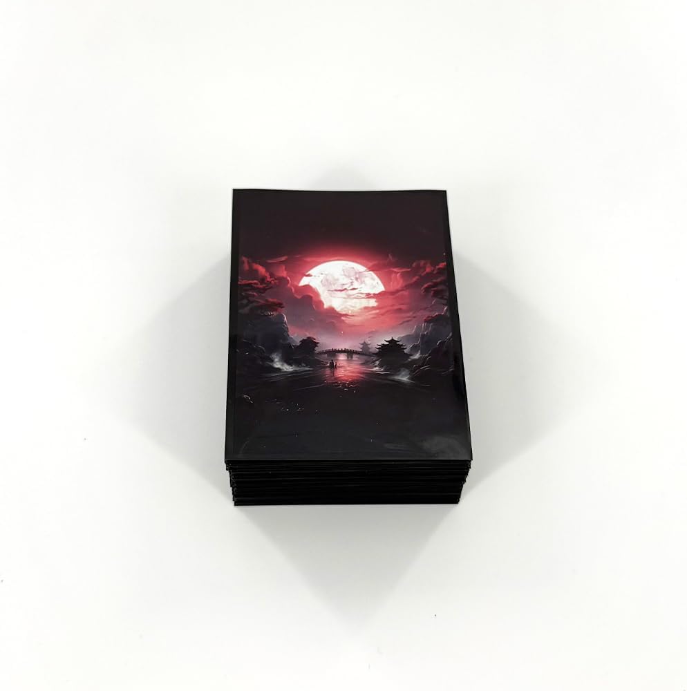 100 PCS MTG Card Sleeves, TCG Card Protective Sleeves Size is 2.6 x 3.6 in Applicable to OCG CCG DTCG PTCG, Fit Standard Size Cards - Ship