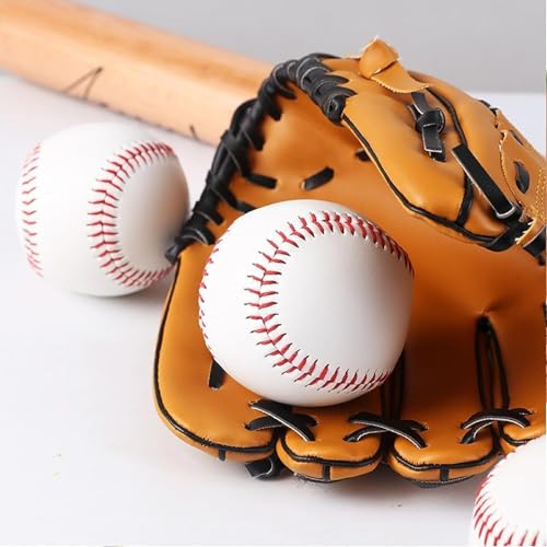 2 Pack Blank 9 Inch Baseballs with Cork Core - Autograph Friendly Training Balls - Hard 6-Pack Variation