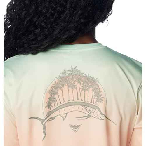 Columbia Women's Standard Tidal Tee PFG Palm Rise