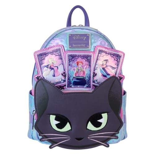 Loungefly Hocus Pocus Tarot Card Binx Iridescent Mini Backpack
