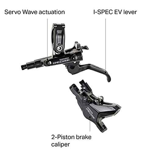 SHIMANO Deore BR-M6100 Disc Brake Metallic, Front