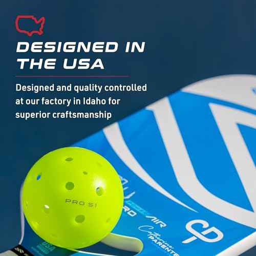 Selkirk Sport Pro S1 Ball | Crack-Resistant | 38 Hole Outdoor Pickleball Balls | USAPA Approved Pickle Ball for Tournament Play | Advanced Aerodynamics |