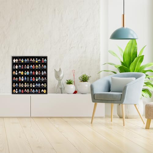 Wall Mount Display Case for Mini Football Helmets with Shelves & Racks