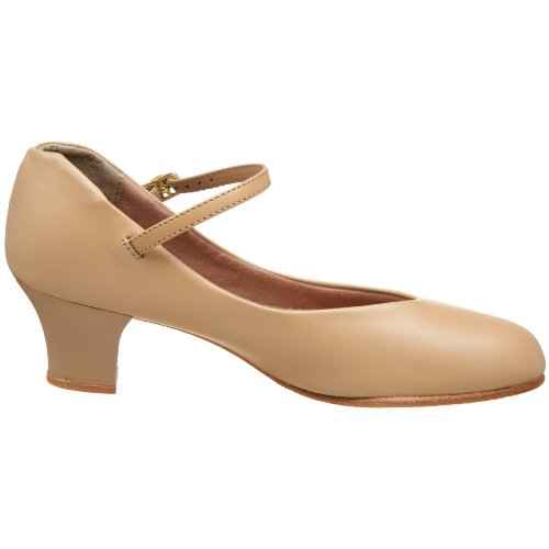 Capezio Women's Jr. Footlight Character Shoe,Caramel,9 M US