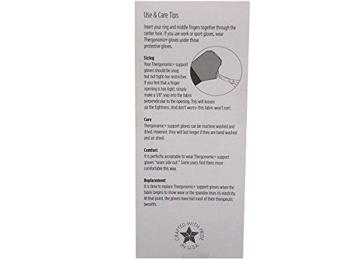 Support Gloves for Hands and Wrists - Medium, Ergonomic, Nylon & Spandex