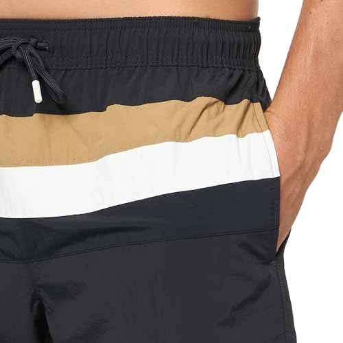 BOSS Men's Iconic Color Block Swim Trunk
