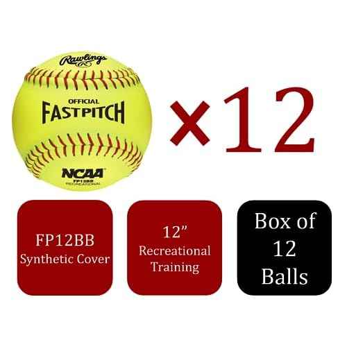 Rawlings | NCAA Recreational Fastpitch Softballs | 11" & 12" Options | 6 & 12 Count Options