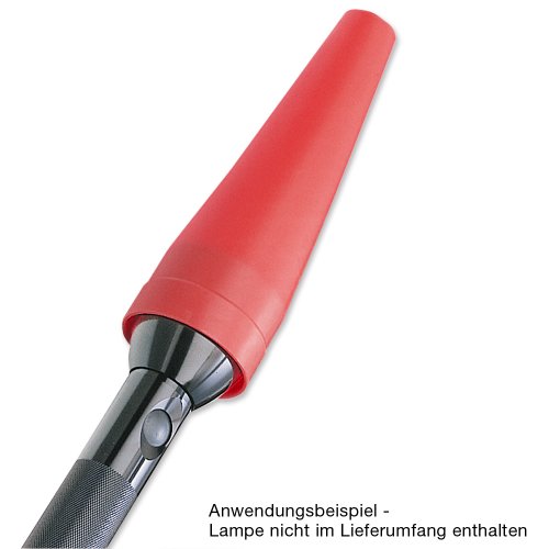 Maglite Red Traffic Wand for C and D Cell Flashlights - Traffic Control Accessory