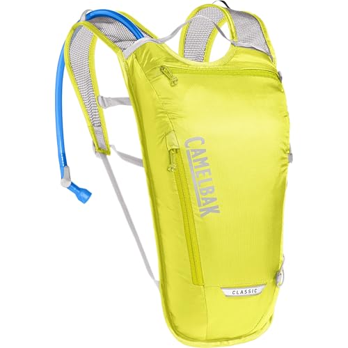 CamelBak Classic Light Bike Hydration Pack Safety Yellow/Silver, 70oz
