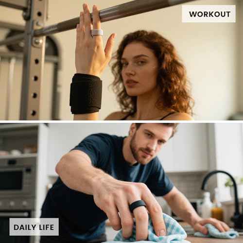 Ultra-Thin Covers Compatible with Oura Ring Gen 4/Oura Gen 3 Cover, Anti-Scratch Elastic Silicone Protector Case Smart Rings Accessories for ULTRAHUMAN Ring AIR/RingConn Gen 2/Air Women Men, 4 Pack