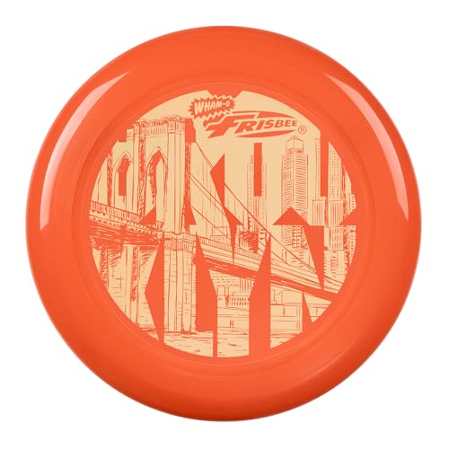 Orange Flying Disc 9.95 Inch Lightweight Durable Outdoor Sport Throwing Toy - 130g