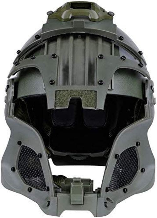 N/W Men's Cosplay Airsoft Paintball Full Face Protective Helmet, Medieval/Knight Style, Adult, Medium, 3.2 pounds
