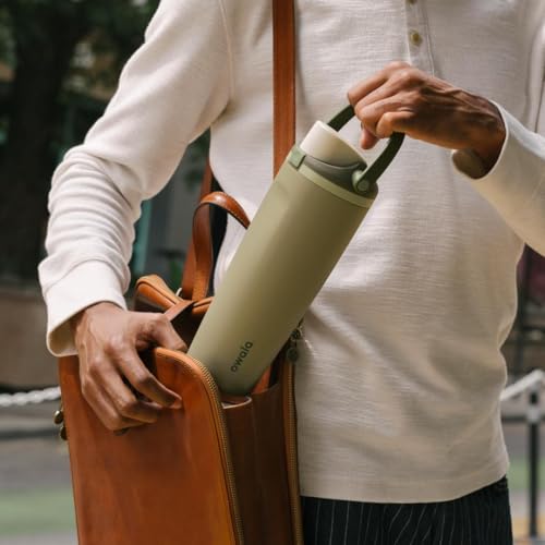 Owala FreeSip Sway Stainless Steel Water Bottle 40 oz Off Road - Leak-Proof, Insulated, BPA-Free