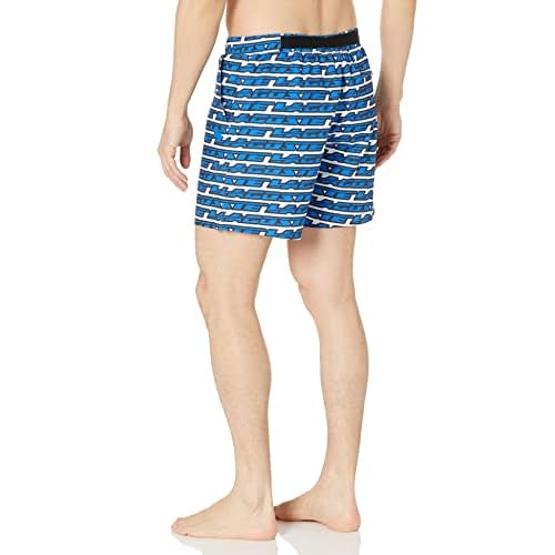 Lacoste Mens Active All Over Print Mid-Thigh Swim Shorts