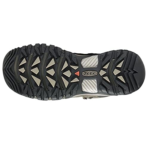 KEEN Men's Targhee 3 Mid Height Waterproof Hiking Boots, Bungee Cord/Black, 10.5