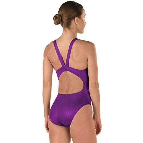 Speedo Womens Polyester 871904051032 Female Aquablade Recordbreaker-Adult Electric Purple 32, Electric Purple, 32 US