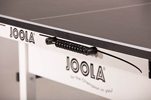 JOOLA Rally TL Professional MDF Indoor Ping Pong Table w/ Quick Clamp Table Tennis Net & Post Set - 10 Minute Easy Assembly - Corner Ball Holders - Tournament Quality - Includes Playback Mode
