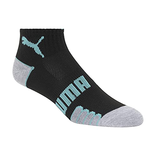 Women's 6 Pack Crew Socks with Arch Support and Cushioned Footbed