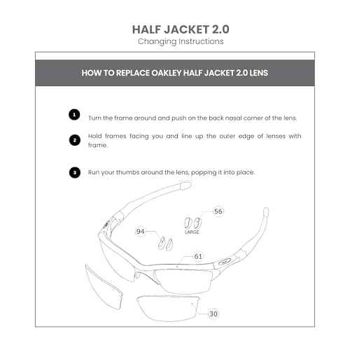 OAKLEY Original Racing Jacket OO9171 Replacement Lenses+ Bundle Microfiber Pouch -FRAMES NOT INCLUDED
