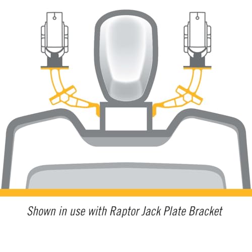 Minn Kota Direct Mount Angle Bracket for Raptor ? White