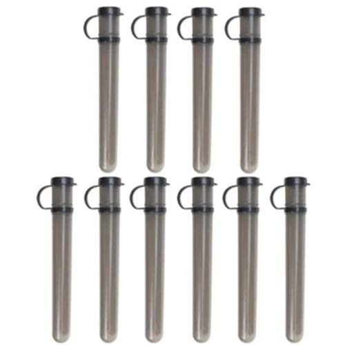 Empire 10 Round Paintball Tube w/ Tethered Lid - Smoke - 10 Pack
