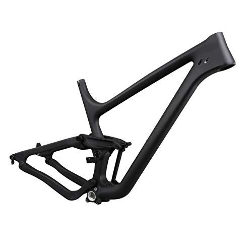 ICAN P1 27.5er 650B Plus Carbon Fiber Full Suspension Frame Boost Trail Mountain Bike Rear Spacing 12x148mm (M)