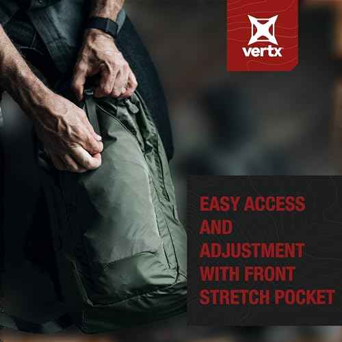 Vertx Long Walks Pack 15L Tactical Backpack Concealed Carry EDC Gear Bag for CCW, Travel, Work, Hiking, Outdoors, It's Black