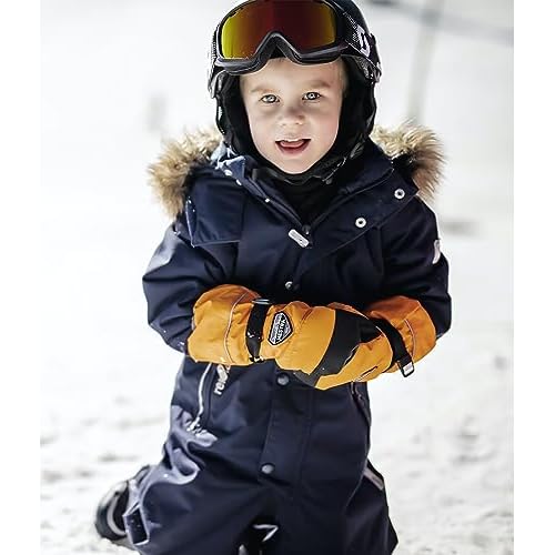 Hestra CZone Junior Mitt (Youth 2-13yrs) I Waterproof, Insulated Kids Mitten for Skiing, Snowboarding or Playing in The Snow