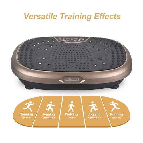 EILISON FitMaxx 3D XL Vibration Plate Exercise Machine - Whole Body Workout Vibration Platform w/Loop Bands - Lymphatic Drainage Machine for Weight Loss, Shaping, Wellness, Recovery
