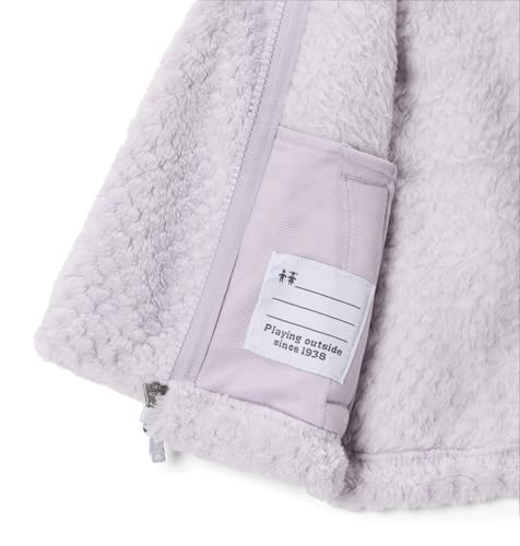 Youth Sherpa Fleece Jacket - Medium Lavender Pearl Fire Side