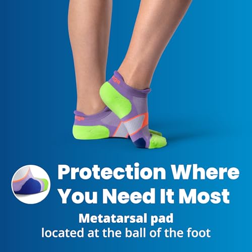 Balega UltraGlide No-Show Running Socks - Medium Legion Blue