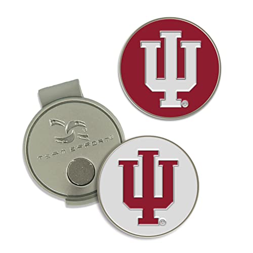 Indiana Hoosiers Collegiate Hat Clip & 2 Ball Markers - Magnetic Golf Accessories